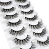 7 Pairs Fluffy 3D Eyelashes: Natural, Dense, Exaggerated Mess for a Bold European & American Look