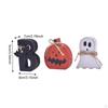 3 Pieces Cute Halloween Decoration, Wooden Signs, Tiered Tray Decor for Shelf Mantel