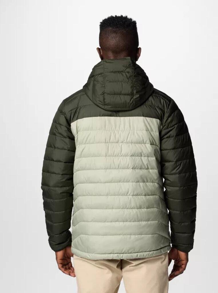 Jaqueta com Capuz Columbia Powder Lite II (2086944) safári/paisagem verde