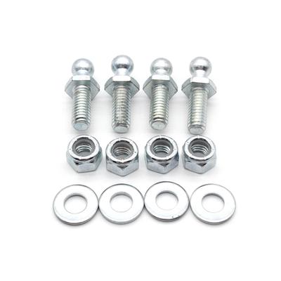 10mm Ball Studs with Hardware  51618 Thread X 34"" Long Shank  Gas Lift Support Strut Fitting