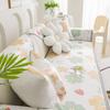 New Ice Silk Sofa Cushion Summer Summer Fixed Non-Slip Seat Cushion Cartoon Cute Sofa Cover Cover Cloth