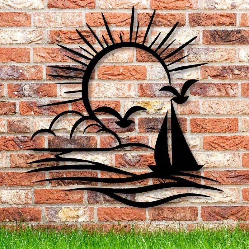 Metal Wall Decor Art Panel for Home Interior Design