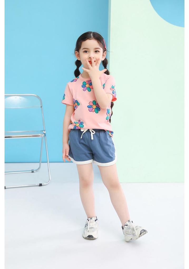 27home Kids' Summer Shorts: New Style Five-Point Pants for Girls