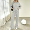 Women's Casual Hoodie Sweatpants 2 Piece Set with and Pockets Athletic Tracksuit
