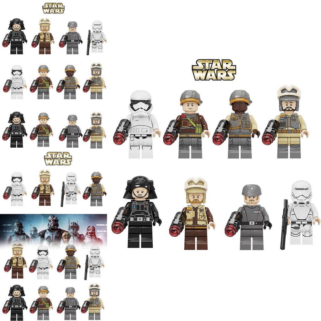 Kinder Bauspielzeug Stormtrooper Schneesoldat Kommandofigur Kunststoffmaterial Höhe 4,5cm