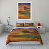 Swirling Sky, Tree, House. Bedding Sets Duvet Cover Sets Duvet Covers Pillowcases(1 * Duvet Cover 2 * Pillowcases, Without Duvet Insert)