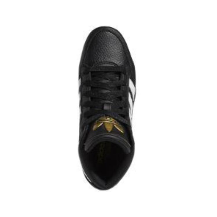 Adidas Originals Drop Step 360 C Mid-Top Kids Skate Shoes Black Gold Kids Skate Shoes FV5735
