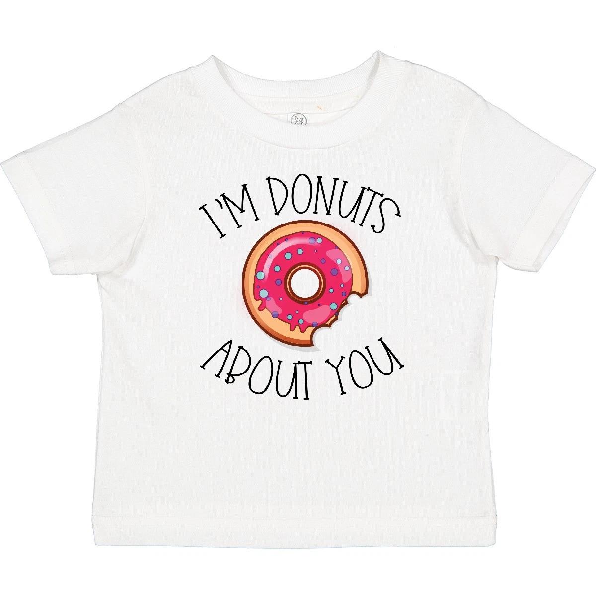 

Inktastic I m Donuts About You Cute Funny Food Lover Baby T-Shirt Love Pun Tees 100