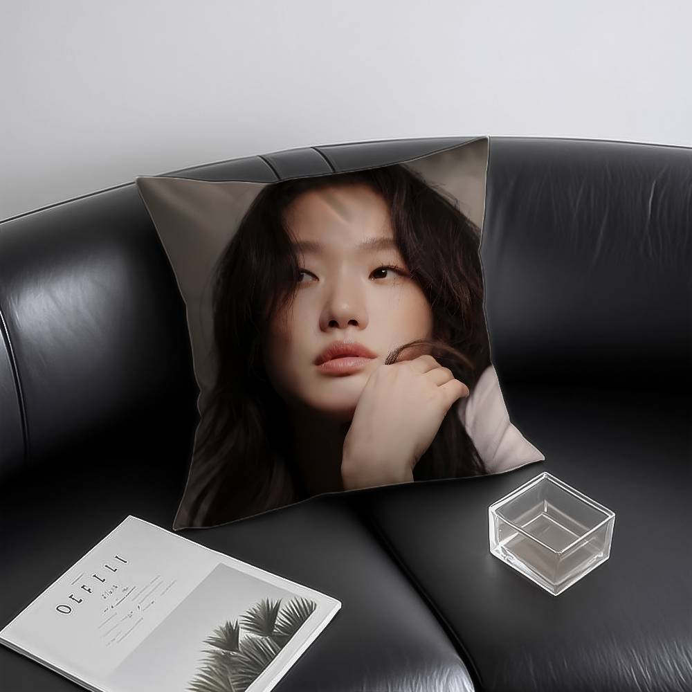 Koreansk K-Kim Go Eun Kuddfodral Anti-dammkvalster Osynlig dragkedja Bäddsoffa
