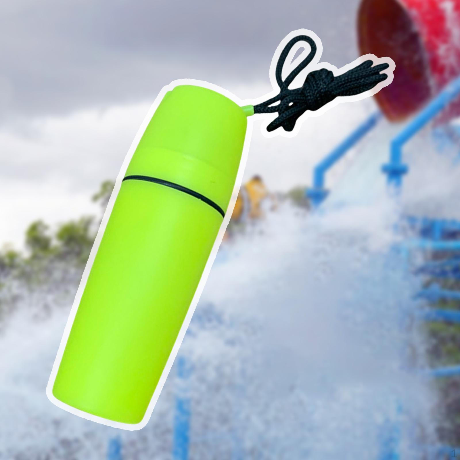 

Водонепроницаемая бутылка для хранения Портативный контейнер для рыбалки, снорклинга, каякинга жёлтый