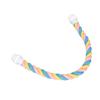 Comfortable Grip Bird Rope Perch Colorful Design Bendy Cotton Perch  For Parrots