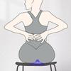 Allenatore Elettrico per i Muscoli del Pavimento Pelvico Ricaricabile Esercitatore di Kegel Cuscino Massaggiante Ergonomico Rinforzatore per i Fianchi Attrezzatura per l'Allenamento