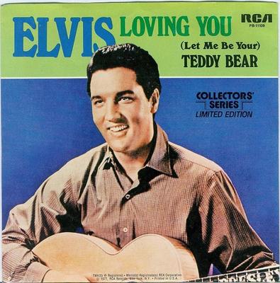 7inch Record ELVIS PRESLEY - Loving You / (Let Me Be Your) Teddy PB11109 RCA 1977 US Rock Used