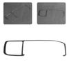 Console Navigation Panle Frame Trim GPS Carbon Fiber Cover Fit for V60 S60 2010‑2017RHD