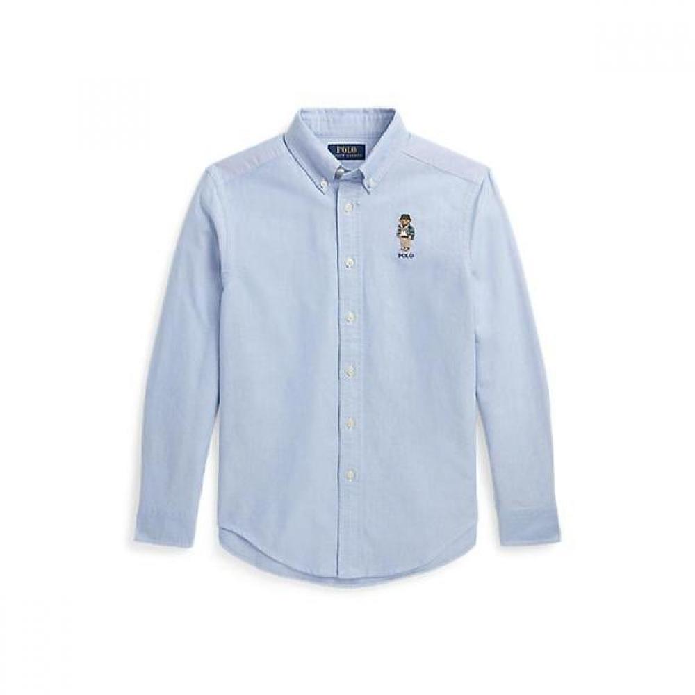 Polo Kids Boys 8 18 Years Old Polo Bear Cotton Oxford Shirt  Cwpowovy6820426400 M