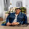Rock Roll Legend Elvis Blanket Soft Warm Cozy Great for Couch Chair Picnics All-Season Use Playful Design Best Holiday Gift for Friends Family