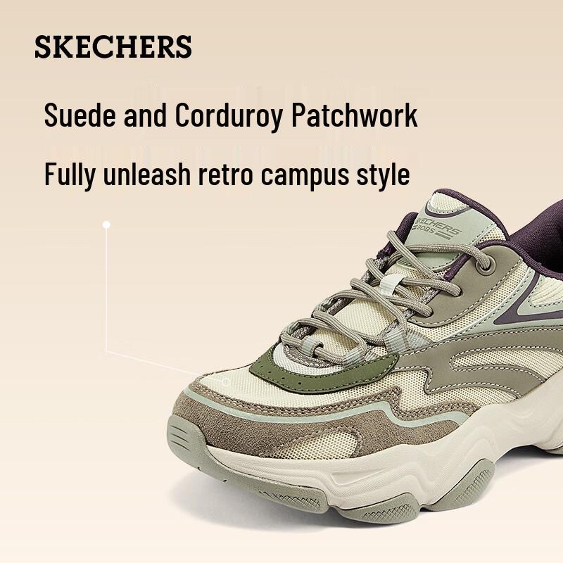 Skechers Women's 117692 Thick-Soled Dad Sports Shoes