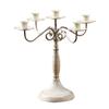 Vintage Iron Art Candle Holder Decoration Detachable 3/5-Arm Candlestick Home Office Living Room Metal Taper Candle Stand Table Centerpiece Ornament