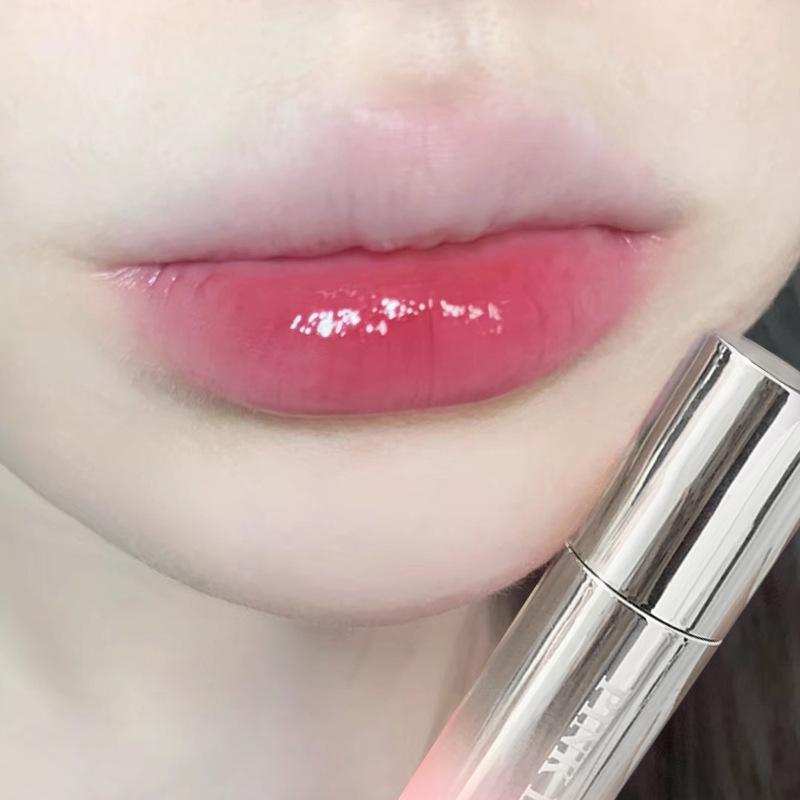 Gradient Pink Lip Tint: Mirror Finish, Plumping, Non-Fading, Moisturizing, Nude Makeup Lipstick