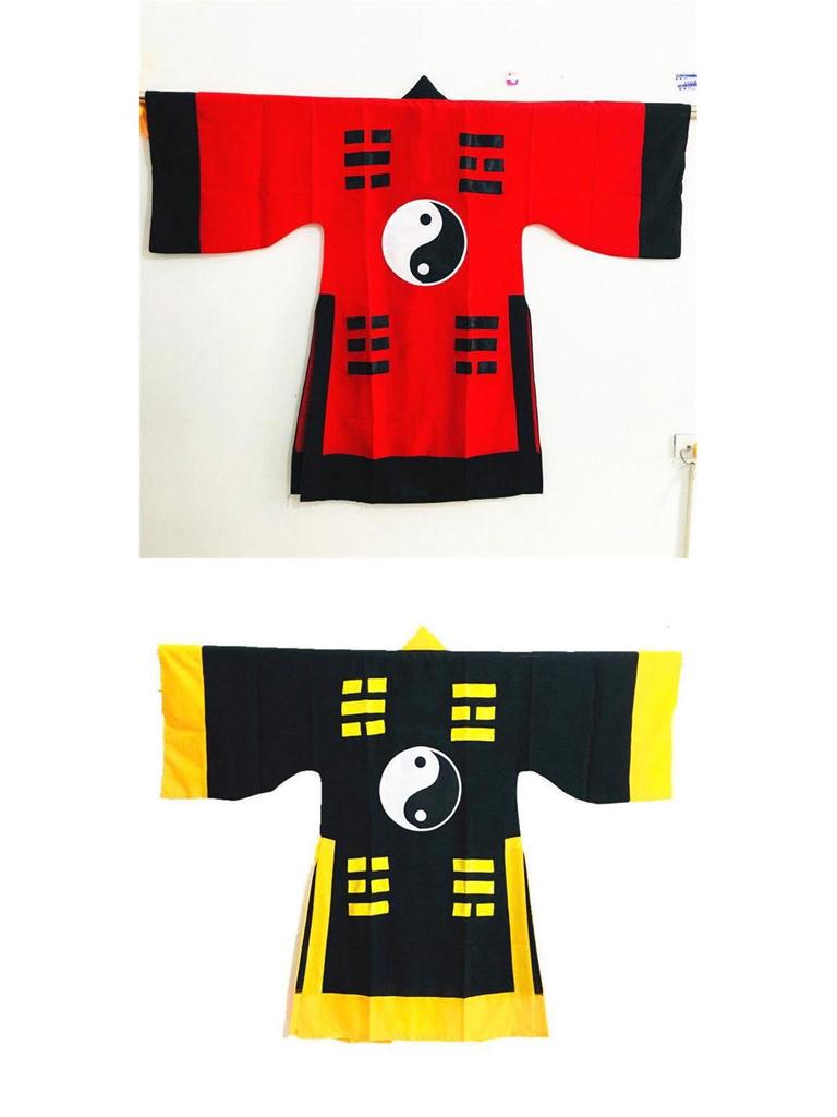 Taoist Long Robe Set - Ancient Wuxia Costume, Tai Chi, Bagua Sutra Attire Inspired by Lam Ching-ying
