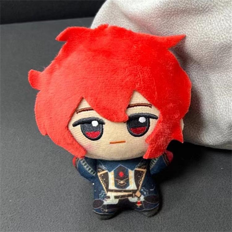 Authentic Anime Plush Characters new Genshin impact Tartaglia Zhongli Fischl Aether Diluc Plush Action Figure Model Toys