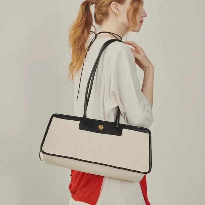 Signature Rose Canvas Bag_CREAM(315354)