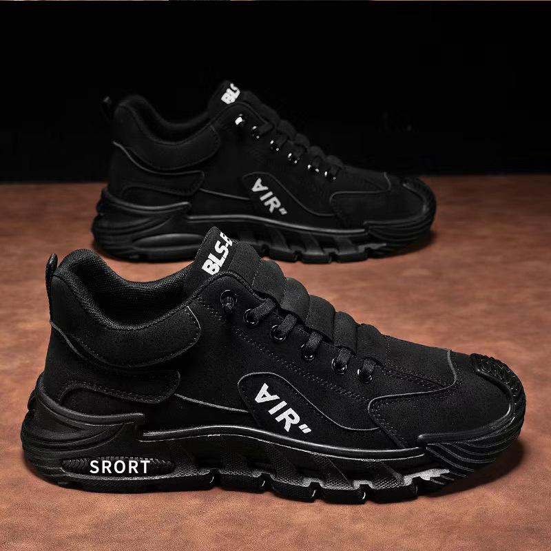 One-pedal Men's Shoes Spring Breathable Casual Shoes Trend Simple Men's Sports Shoes Non-slip Soft Sole Work Insurance Shoes