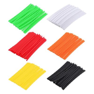 72Pcs Wheel Spoke Wraps, Motorcycle Street Bike Spoke Skins Rims Covers Wheel Decoration Protector