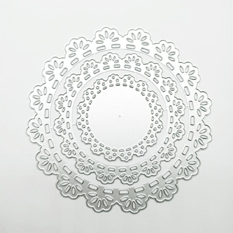 Cricle Lace Cutting Dies for DIY Gift Cards Scrapbooking Photo Album Paper Craft