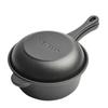 18cm Cast Iron Dual-Use Rust-Proof Enamel Pot/Frying Pan - Small Soup Pot