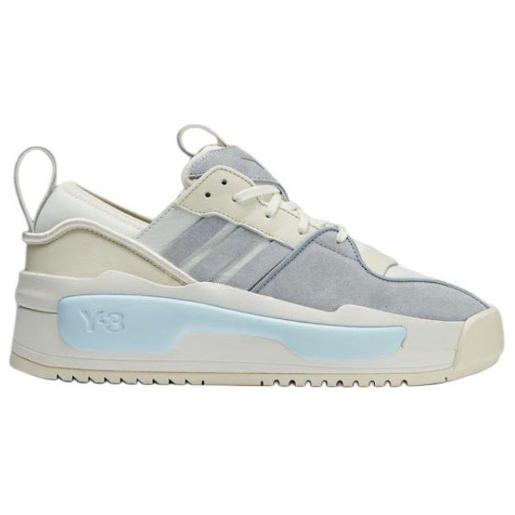 Y-3 Rivalry Leather Fashion Comfortable Low-Top Sneakers Unisex Sneakers Gray White IG4092