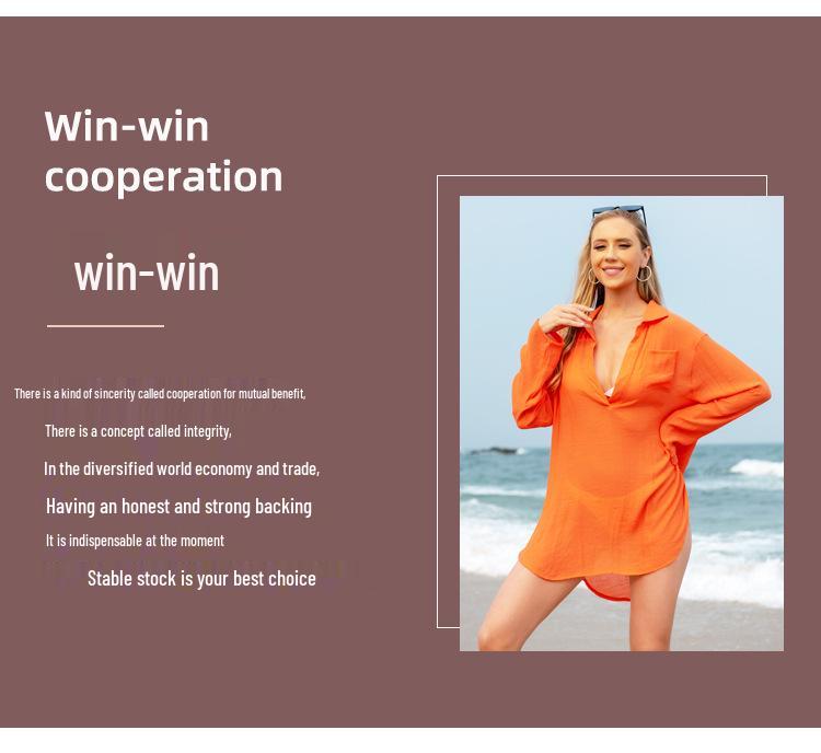 Women's Summer Beach Shawl Cardigan: Sunscreen Bikini Cover-up for Seaside Vacations