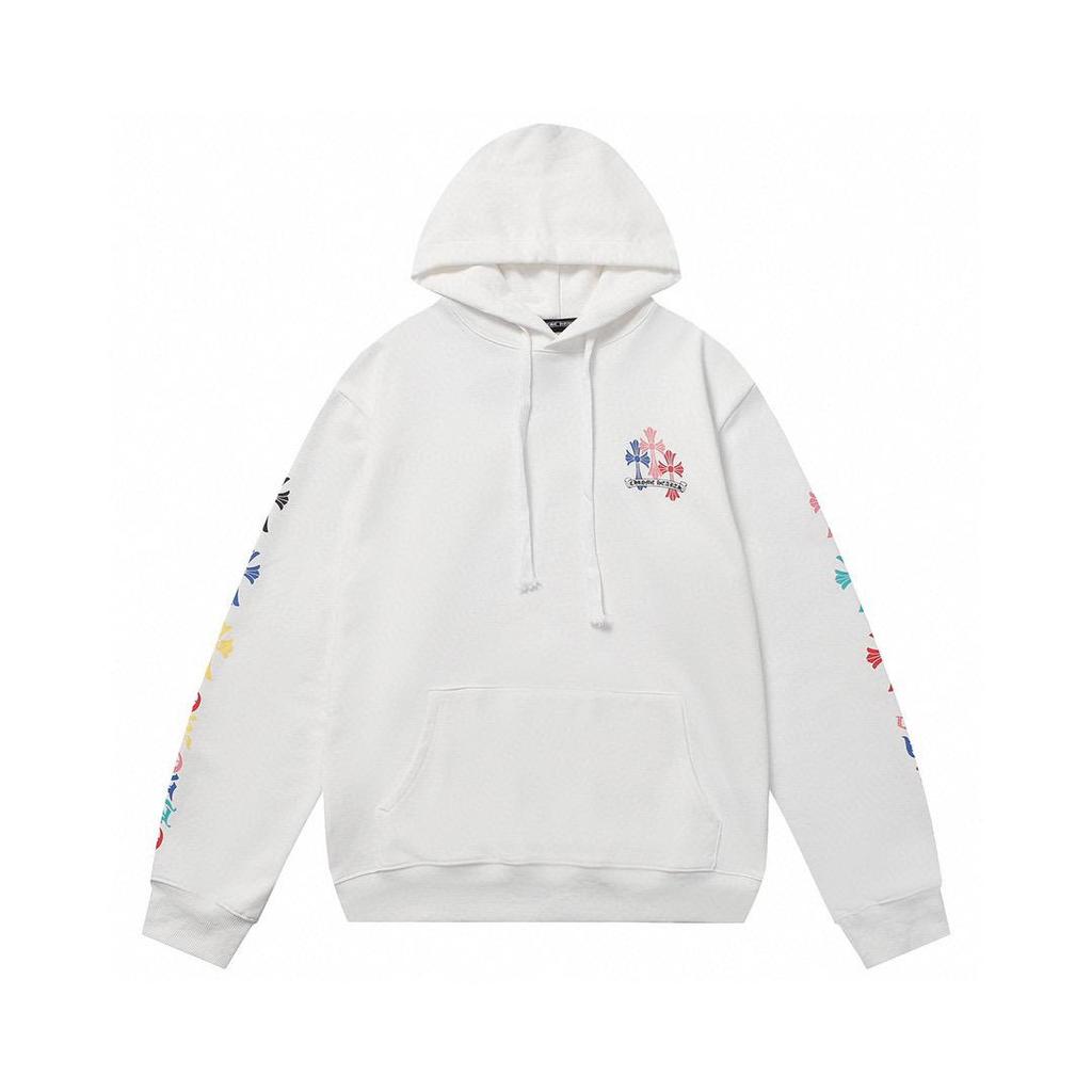 803 CHROME HEARTS 2026 Autumn and Winter New Plus Size Classic Style Logo Hooded Sweatshirt, Suitable for Couples to Wear