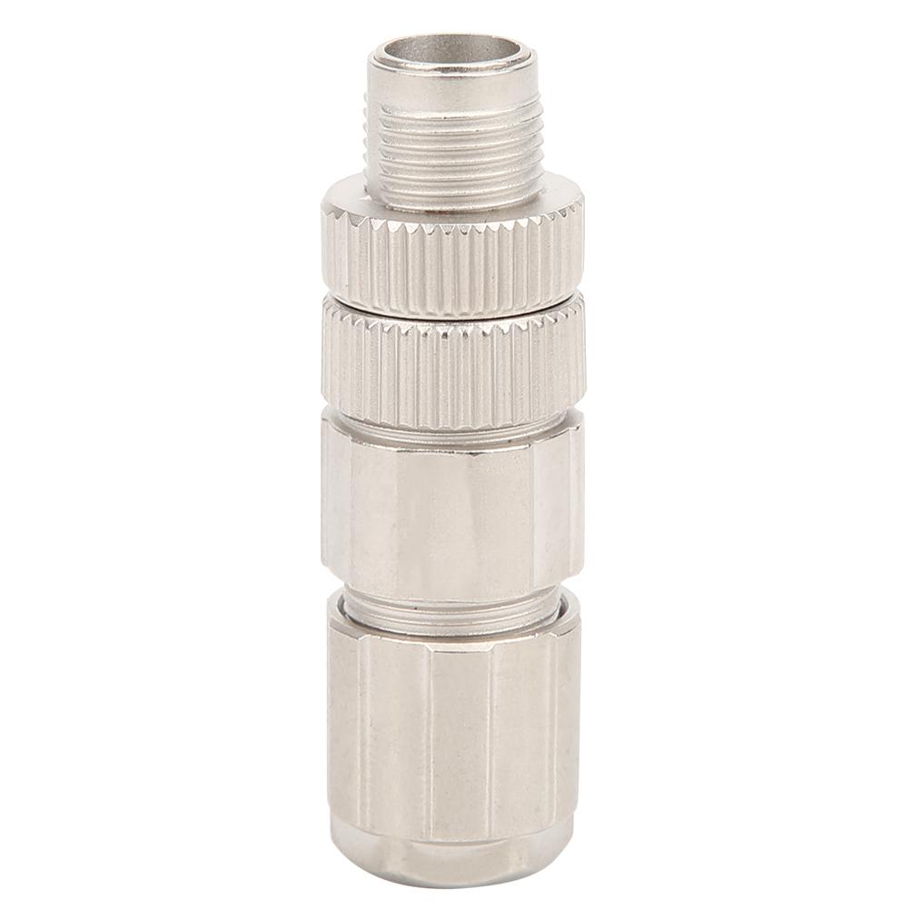 M12 Industrial Connector Wiring Parts X‑Coding 8‑Core 8PIN Male Header All Metal