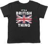 É uma Coisa Britânica Grã-Bretanha Reino Unido Bandeira da União Camiseta Infantil Meninos Meninas Presente