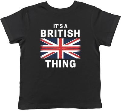 It's a British Thing Great Britain UK Union Jack Kids T-Shirt Boys Girls Gift