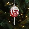 Santa Claus Christmas Elf Pendant Shiny Red Merry Christmas Decor  Holiday Party Decor