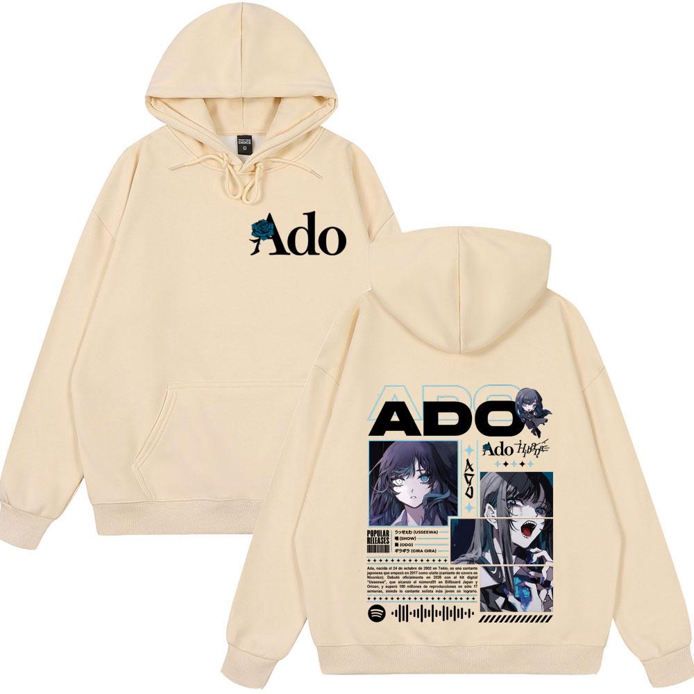 Ado World Tour 2025 Hibana Hoodies Men's Women Clothing Fashion Harajuku Casual Pullover Women Clothes Hot Sale Punk Streetwears