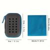 1PC New EVA Boxed Cold Sports Outdoor Cooling Fitness Towel Absorbent Instant Dry Cold Towel