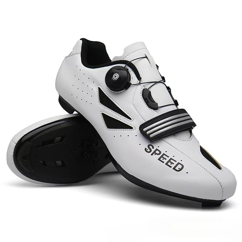 New outdoor road mountain lock shoes men and women with the same hard-soled sports cycling shoes lock-free cycling shoes