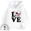 Fashion Kawaii Kids Hoodie Cute Cartoon Graphic Autumn Winter Casual Sweatshirt Snoopy