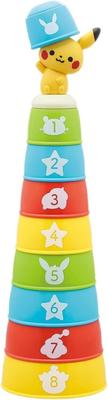 Toy Royal Monpoke Cup Tower (Cup Play  Educational Toy) Baby Toy (Finger Play  Color Play  Number Play) Baby Toy Cup Tower Stacking Pokemon