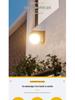 Round Solar Outdoor Wall Light for Home, Street, Balcony, Garden, and Courtyard