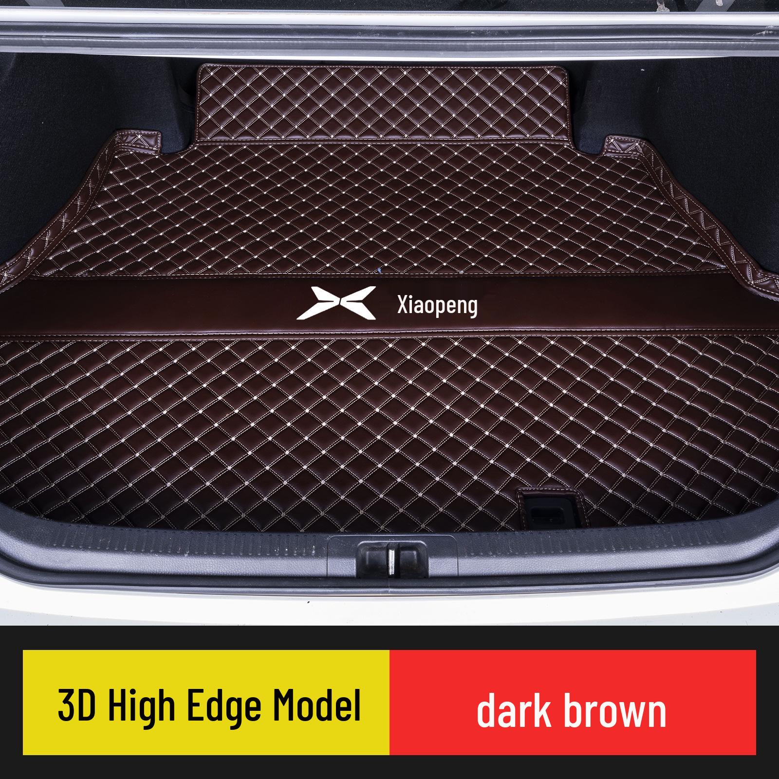 Коврик в багажник для Xiaopeng Mona M03 Модель 2024 года - Аксессуар для модификации салона с полным покрытием Suitable for Xiaopeng