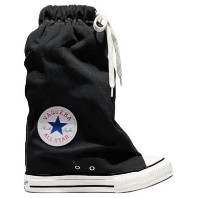 Converse Vaquera X Converse Womens Chuck Taylor All Star XHi Slouch Wedge Black