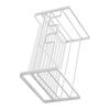 Sponge Storage Rack Matte White Compact Rust Prevention Sponge Drainer Rack Kitchen Drying Rack for