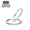 18G/16G Women's Round Earrings G23 F136 Titanium Nose Ring Hinge Clicker Open Diaphragm Nose Ring Fashion Lady Piercing Jewelry