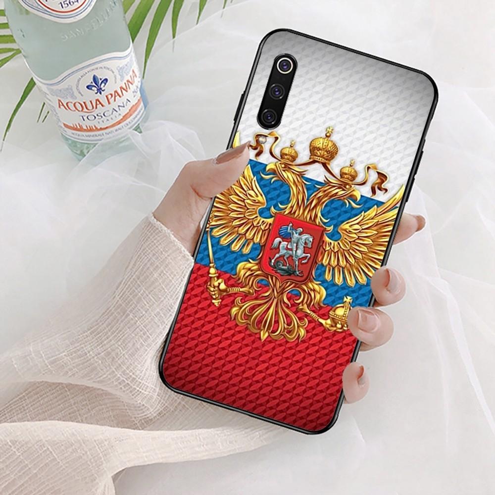 

Чехол для телефона с гербом России и флагом России для Xiaomi Mi 5X8 9 10 11 12 lite pro 10T PocoX3pro PocoM3 Note 10 pro lite Xiaomi Mi 10