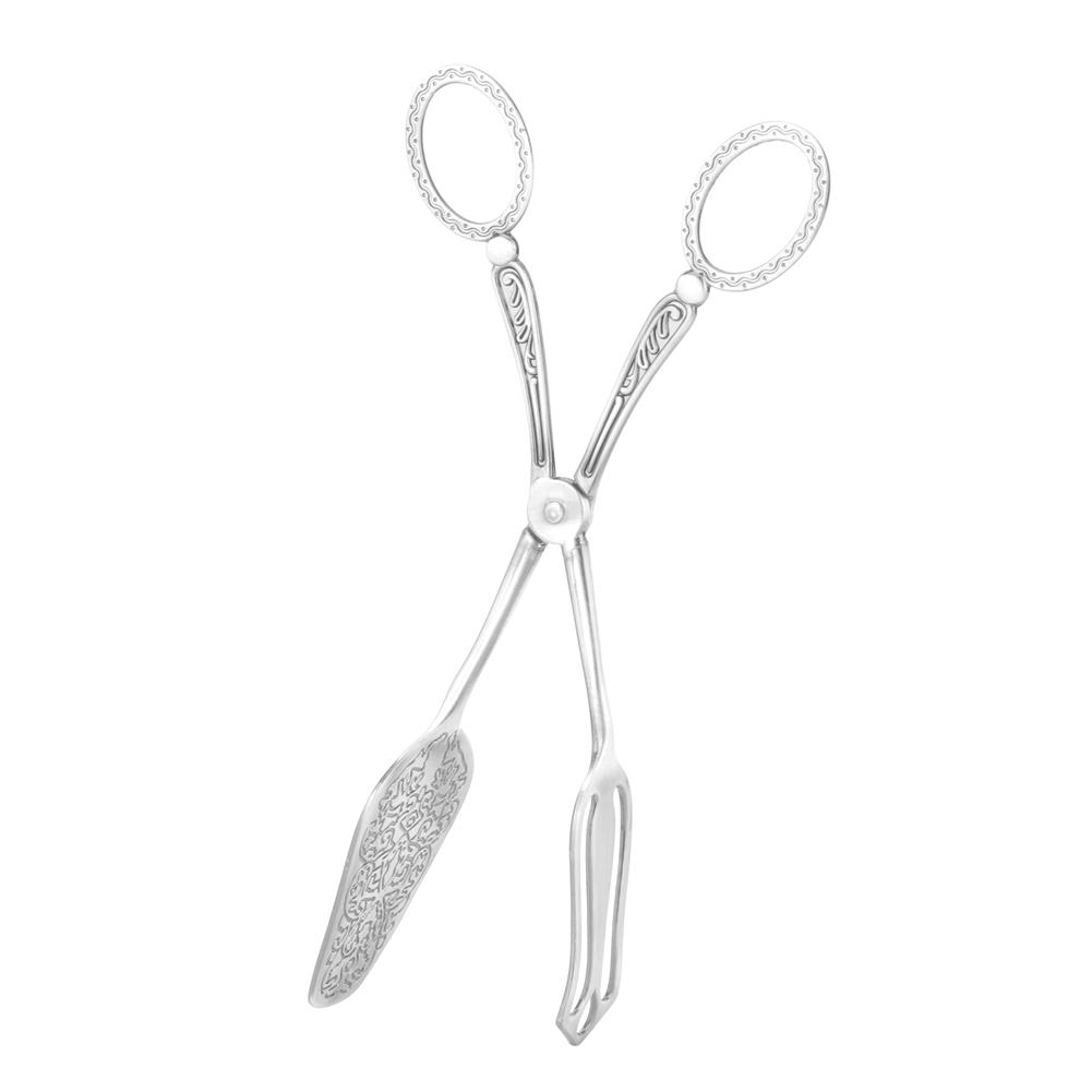 Retro Elegant Zinc Alloy Bread Tong Cooking Baking Kitchen Food Clip