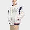 New FILA Baseball Jacket Men's Fresh Ivory F11M349502F-IV